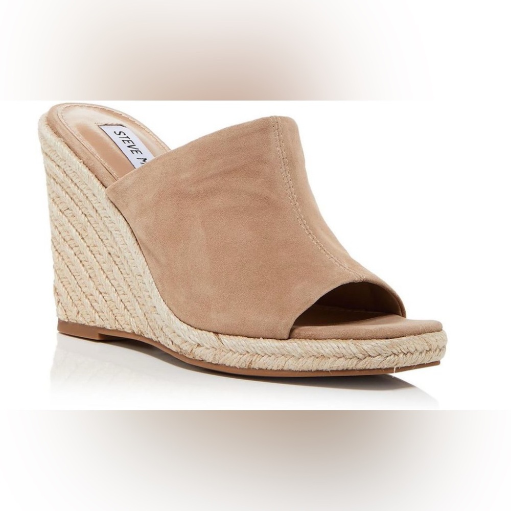 Steve Madden Urge Beige Wedge Espadrille
